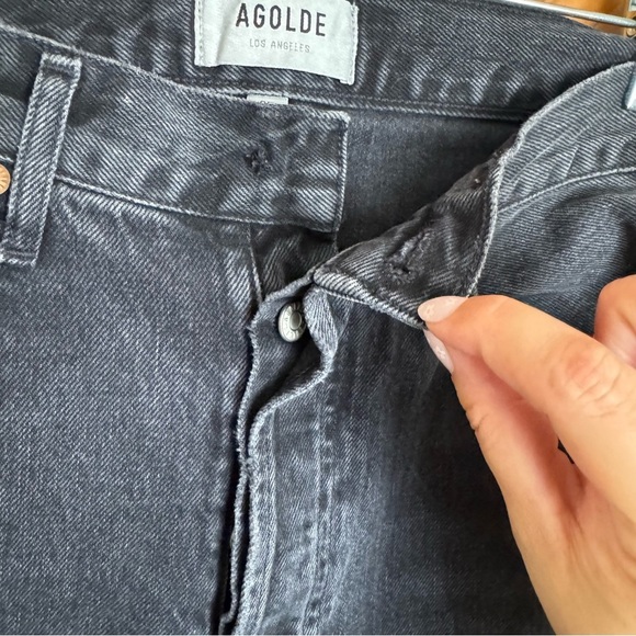 Agolde Black 90’s Jeans Size 25 - Picture 4 of 7
